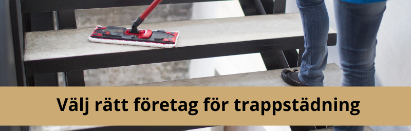 Så väljer du rätt företag för trappstädning